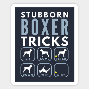 Stubborn Boxer Dog Tricks - Dog Training Magnet